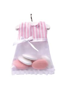 10 robes voile lignée rose