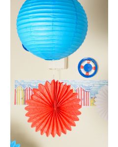 Eventail à suspendre 40 cm- rouge