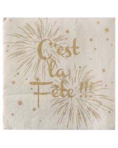 Serviette C'est La Fete x 20