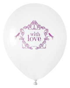 Ballon de Baudruche Vintage Rose x 8