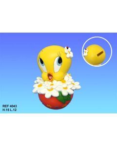 Tirelire en forme de marguerite Titi