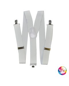 Bretelles élastiques blanches