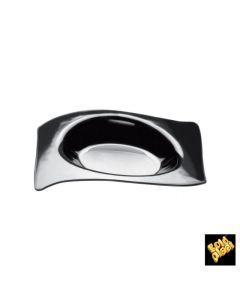 50 petites assiettes noir