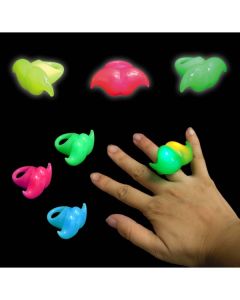 Bague moustache à LED