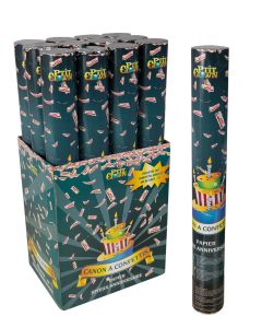 Canon à confettis Joyeux anniversaire pas cher