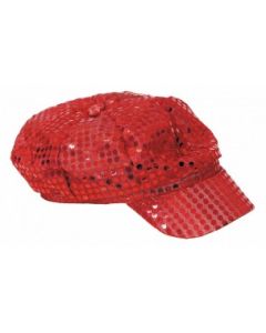 Casquette disco - rouge