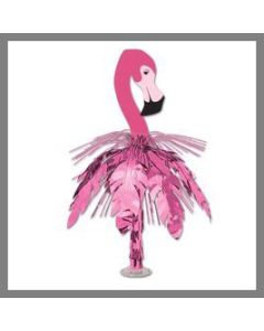 Centre de table flamant rose