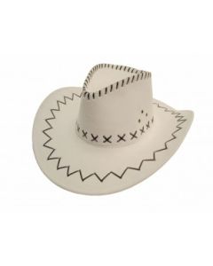Chapeau Buffalo luxe - blanc