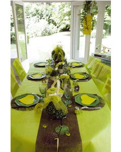 Chemin de table Intissé chocolat 30 cm 