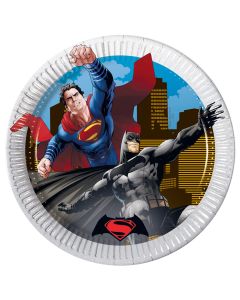 8 assiettes Batman vs Superman