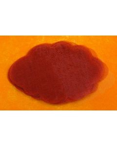 Nuages en organza - bordeaux