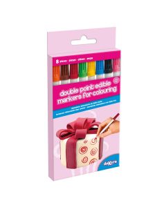 8 Feutres alimentaire double pointes à prix discount