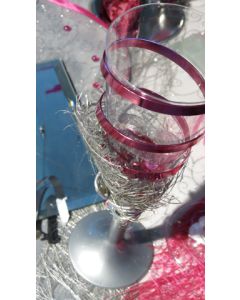 fil alu plat fuchsia 4 mm