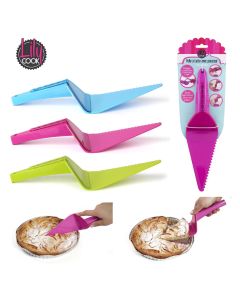 Pelle à tarte avec poussoir