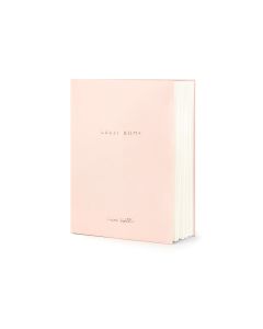 Livre d'or Guest Book - rose poudré