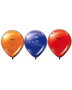 Lot 10 ballons anniversaire Planes