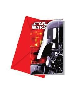 6 invitations - Star Wars