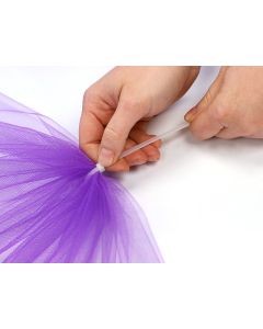 Lien en plastique  - Blanc - x 100