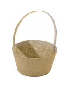 Panier mariage jute