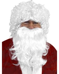 Perruque et barbe Père-Noël 