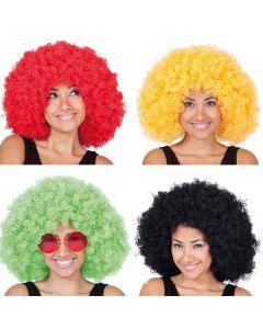 Perruque géante femme Afro - Plusieurs coloris