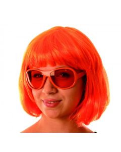 Perruque cabaret - orange