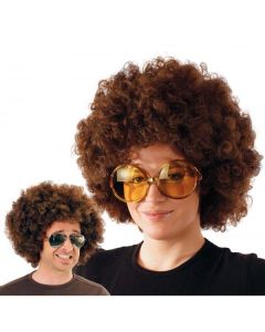 Perruque afro - marron