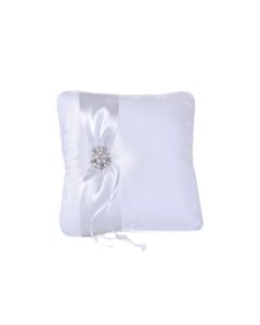 coussin broche perlée