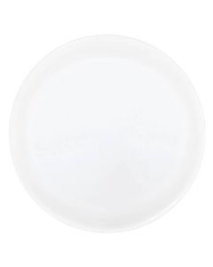 Plat rond en plastique blanc 35 cm