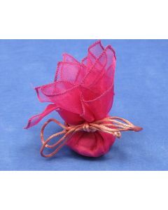 Carrés d'organza - fuchsia