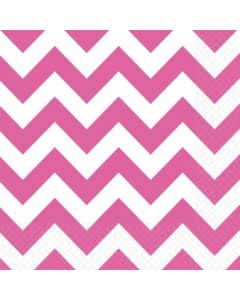 serviettes chevrons fuchsia