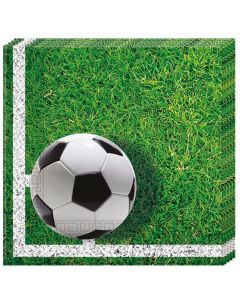 20 serviettes Football party
