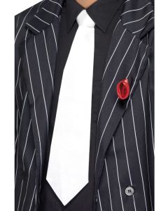Cravate blanche gangster