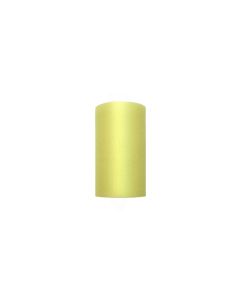 Rouleau de tulle - jaune clair - 8 cm x 20 m