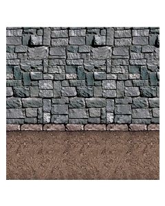 Décor mur de château fort