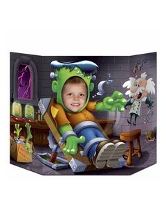 Photobooth paravent halloween Frankenstein