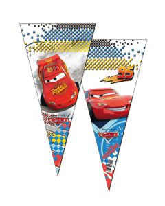 10 Sacs de fête Cars 20 cm x 40 cm 