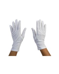 Gants courts blancs - 25 cm 