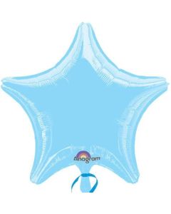 Ballon Hélium étoile - Bleu Pâle !