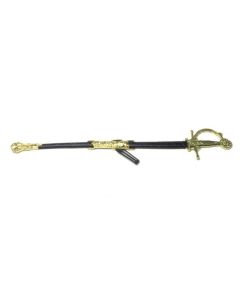 Sabre de chevalier avec fourreau