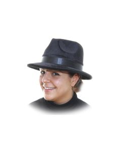 Chapeau femme gangster noir