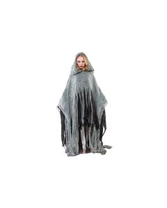 Poncho zombie adulte - gris