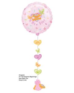 Ballon hélium "Sesame Street" - fille