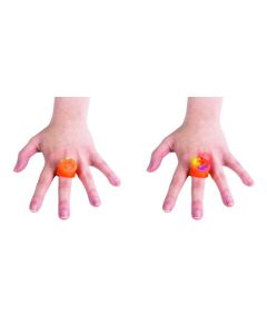 Bague citrouille lumineuse