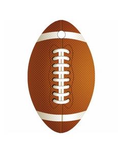 25 Nominettes ballon rugby 3 cm x 5 cm 