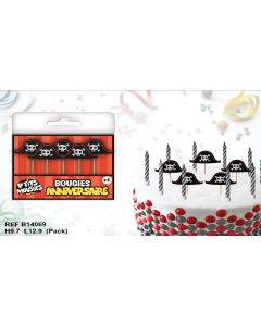 5 bougies chapeau de pirate