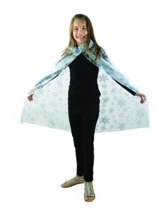 Cape tissu enfant reine des glaces