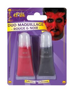 Duo fard gras - noir et rouge