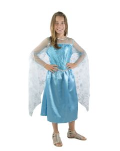 Costume enfant reine des glaces - bleu - S