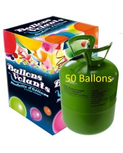 Bonbonne Helium 50 ballons